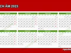 Tải Lịch Vạn Niên 2023